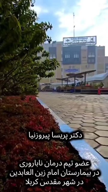 دکتر پریسا پیروزنیا عضو تیم درمان ناباروری در بیمارستان زین‌العابدین