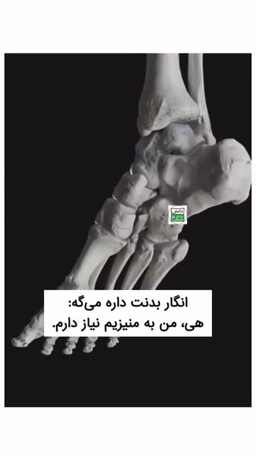 علت درد شبانه پاها، کمبود منیزیوم